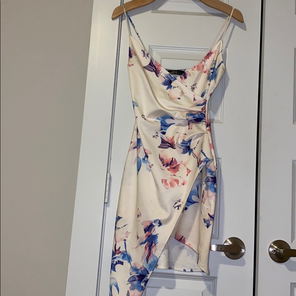Blue Blush Mini Dress
